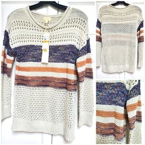 Greige Sweater/ Ivory Combo